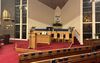 De Free Presbyterian Church of Ulster (FPCU) in Ballymena, waar ds. Andrew Stewart wekelijks voorgaat. beeld RD