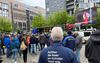 Nederlandse boeren demonstreren in Brussel tegen aanscherping van de mestregels. beeld RD