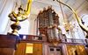 Het Bätz-orgel van de evangelisch-lutherse kerk in Den Haag. De Stichting Cultuur en Muziek in de Lutherse Kerk is een van de participanten in het Haags Orgel Kontakt. Beeld Dirk Hol