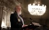 De Amerikaanse filosoof Daniel C. Dennett tijdens de uitreiking van de Erasmusprijs in 2012. beeld ANP, Bas Czerwinski