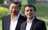 De Chinese president Xi Jinping (l.) samen met de Franse president Emmanuel Macron, tijdens een eerdere ontmoeting in april 2023. beeld AFP, Jacques Witt