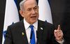 De Israëlische premier Benjamin Netanyahu noemt het verzoek van ICC-aanklager Khan om arrestatiebevelen tegen hem en minister van Defensie Yoav Gallant uit te vaardigen absurd. beeld AFP, Debbie Hilll