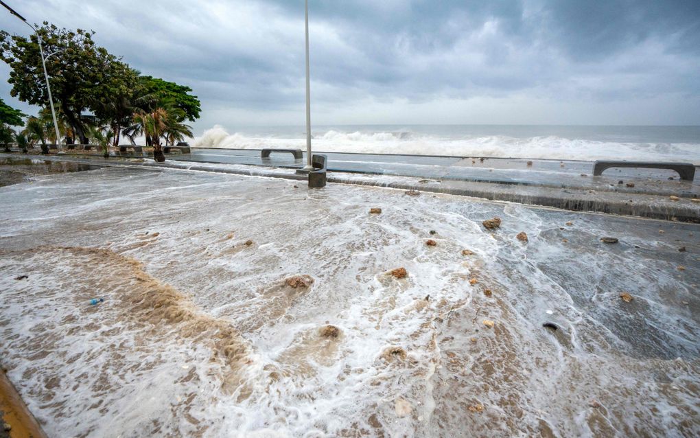 De afgelopen dagen trok Beryl al over het zuidoosten van het Caribisch gebied. beeld AFP, Francesco Spotorno