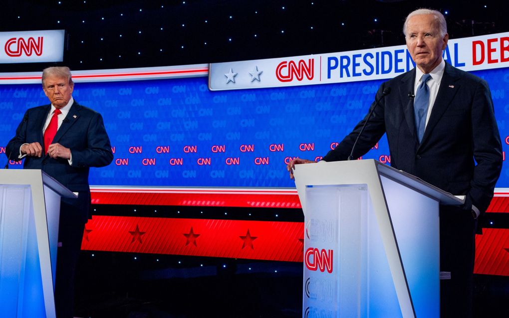 Donald Trump en Joe Biden. AFP, Andrew Harnik