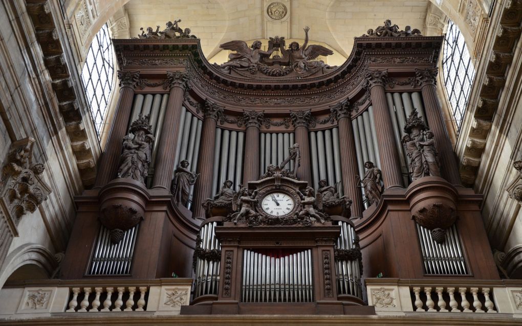 Het Cavailé-Collorgel in de Parijse Saint-Sulpice staat op de zesde plaats van de Euro-Orgel Top 15 van de Volkskrant. Beeld Gert de Looze