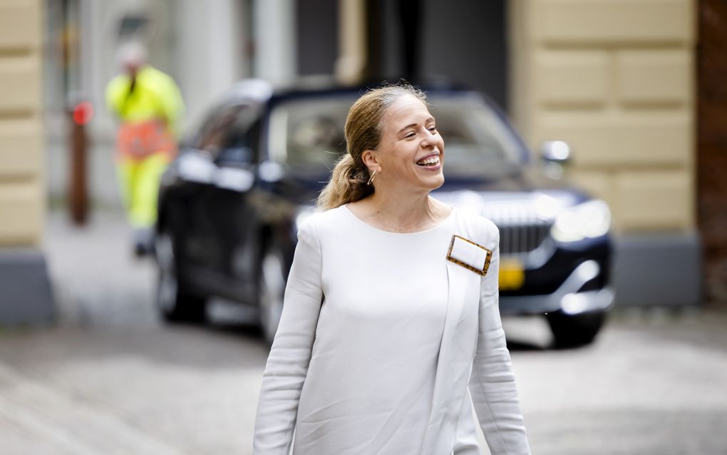 „Het is een heerlijke stad. Eerlijk, zonder opsmuk”, zei Carola Schouten in juni over haar stad Rotterdam, waarvan zij burgemeester wordt. beeld ANP, Sem van der Wal