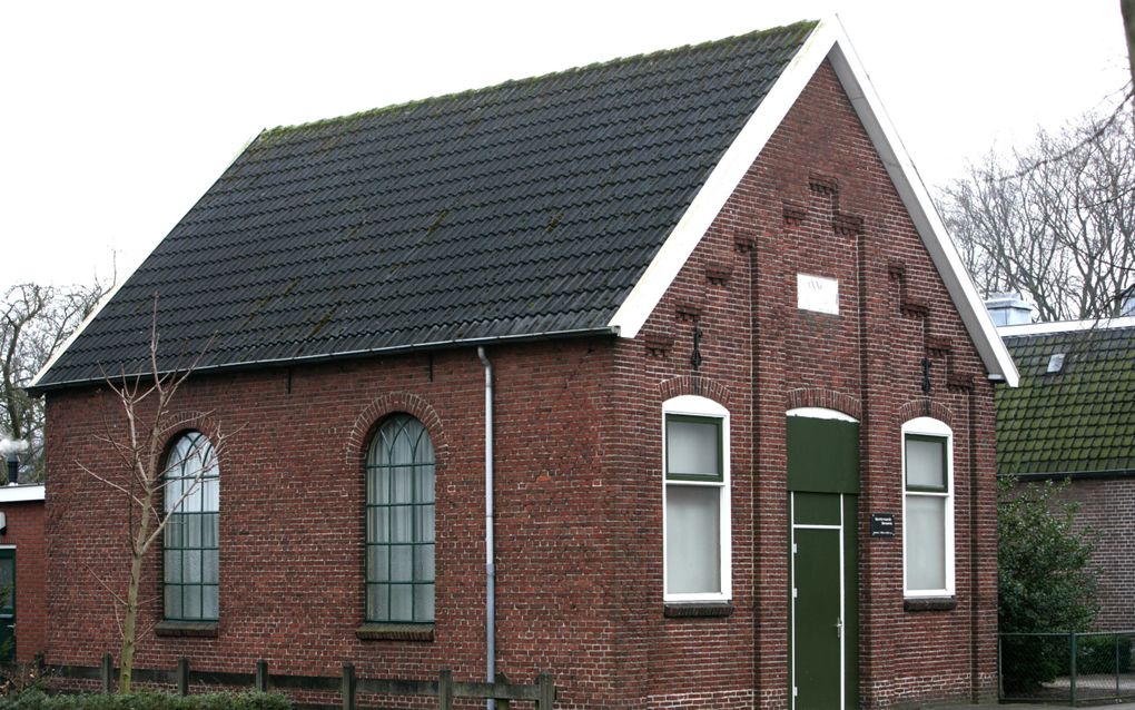 Kerkgebouw van de gereformeerde gemeente in Wierden. beeld Sjaak Verboom