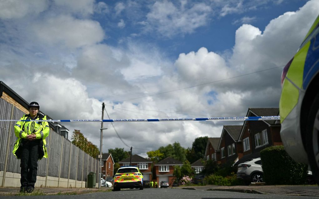 Ashley Close in Bushey, ten noorden van London. beeld AFP, Justin Tallis