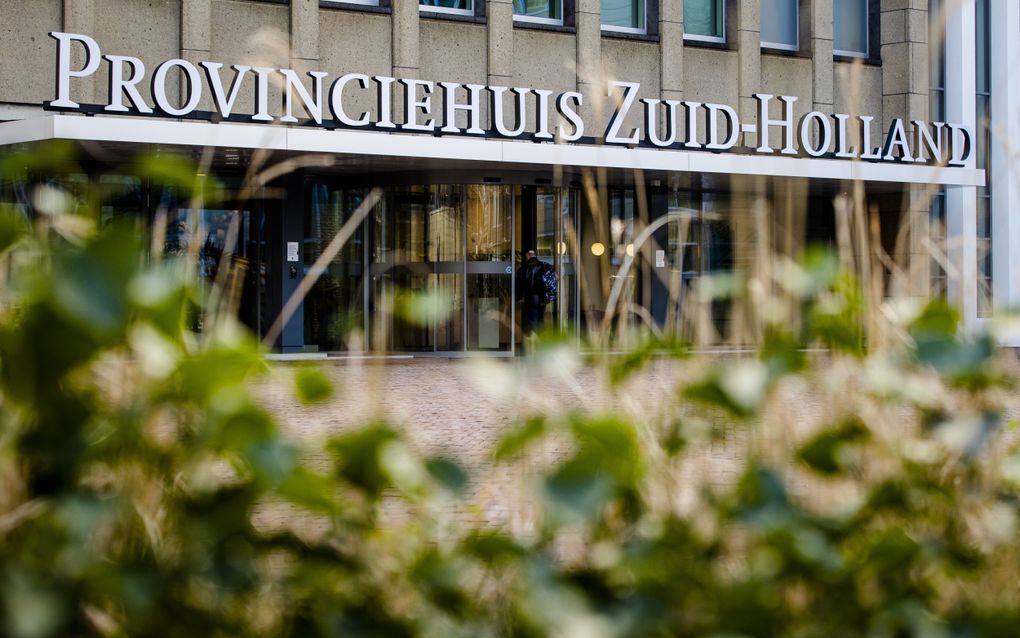 Het provinciehuis van Zuid-Holland. beeld ANP, Sem van der Wal  