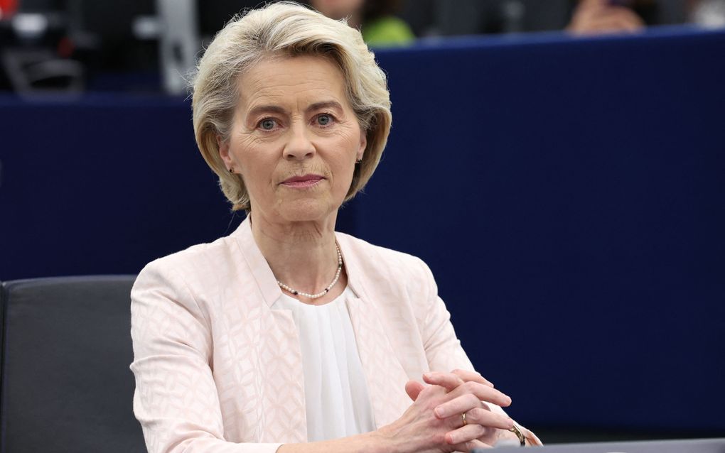 Ursula von der Leyen. beeld AFP, Frederick Florin  