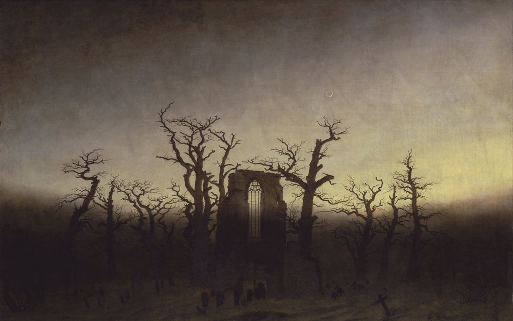 "Klooster in het eikenbos" (1809-1810), Caspar David Friedrich. beeld Google Art Project