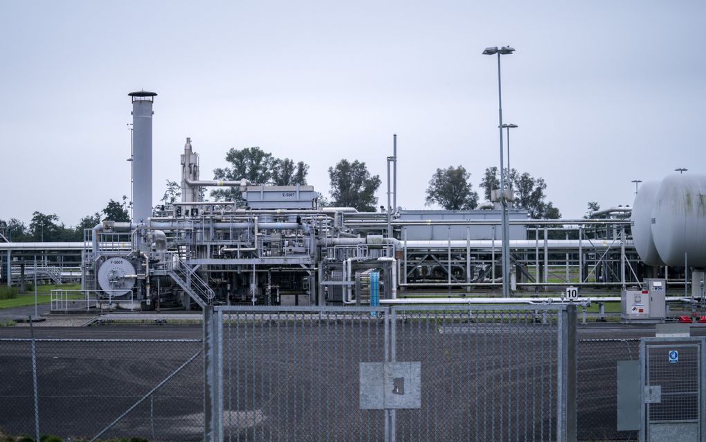 Door het afbouwen van de gaswinning in Groningen daalde de arbeidsproductiviteit in de delfstoffenwinning. beeld ANP, Jeroen Jumelet