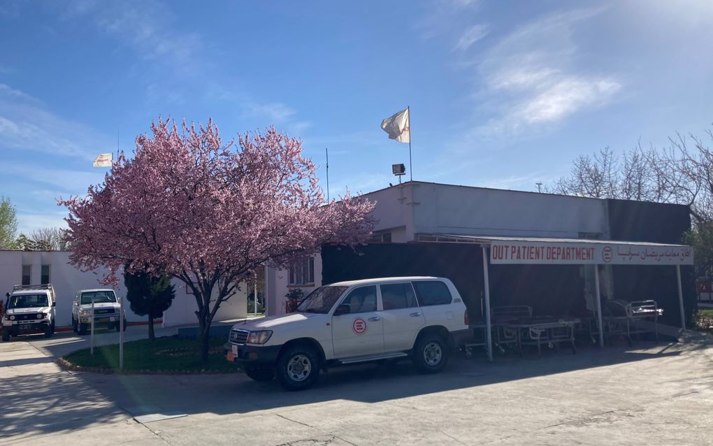 De Out Patient Department, de spoedeisende hulp van het ziekenhuis in Kabul. beeld Geertje Govaert 