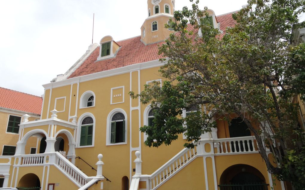 De Fortkerk van de verenigde protestantse gemeente op Curaçao. beeld RD