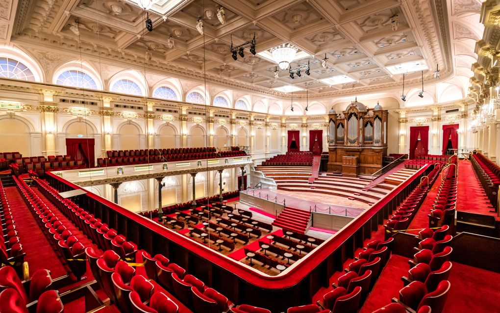 Grote zaal van het Concertgebouw in Amsterdam. beeld ANP, Remko de Waal
