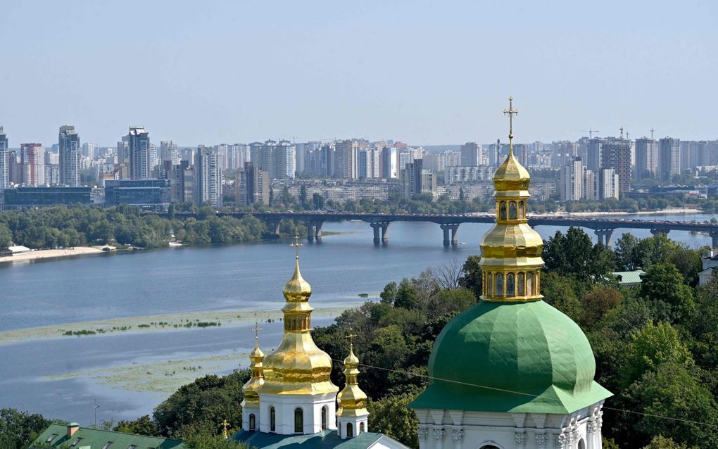 Kyiv, maandagmorgen. beeld AFP, Sergei SUPINSKY