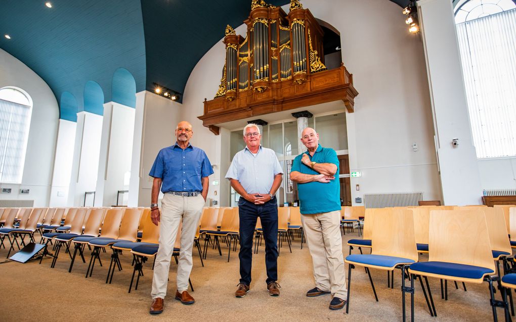 V.l.n.r.: Henk Jan Lutgert, Thijs Zwiers en Ernst Lutgert. beeld Huisman Media