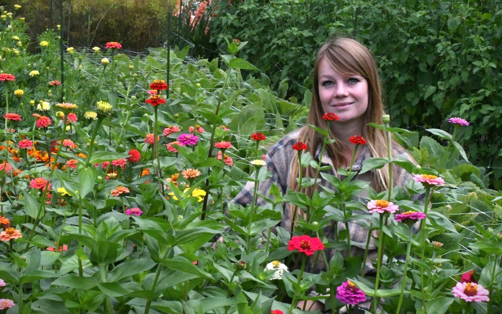 Jennita Versteegh-Jansen van Plukatelier in Scherpenzeel. beeld Theo Haerkens