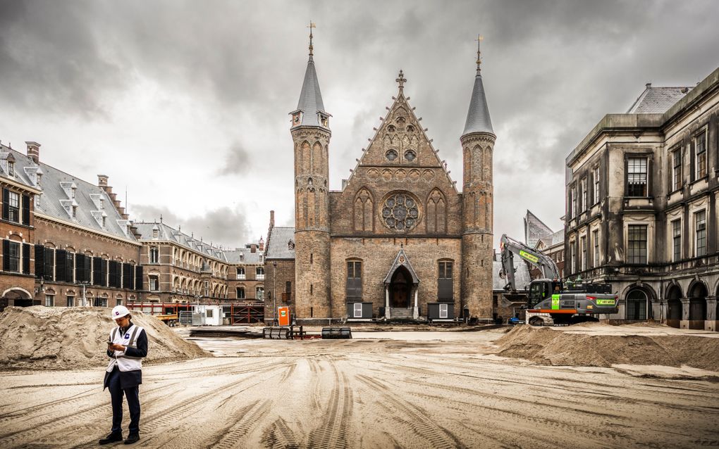 De Ridderzaal, terwijl het Binnenhof wordt verbouwd. beeld ANP, Freek van den Bergh