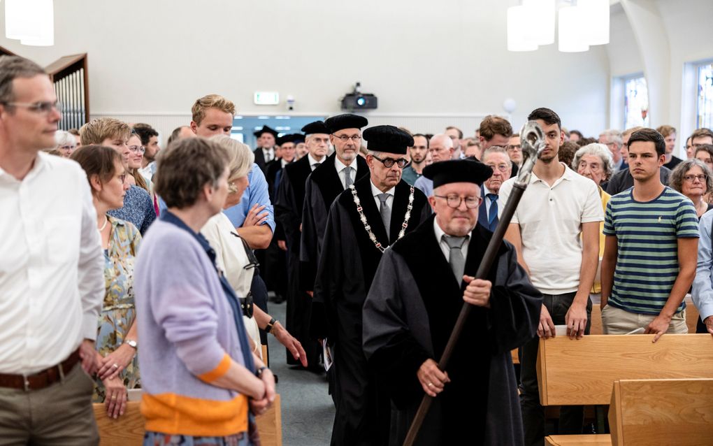 Opening van het academisch jaar van de Theologische Universiteit Apeldoorn. beeld André Dorst