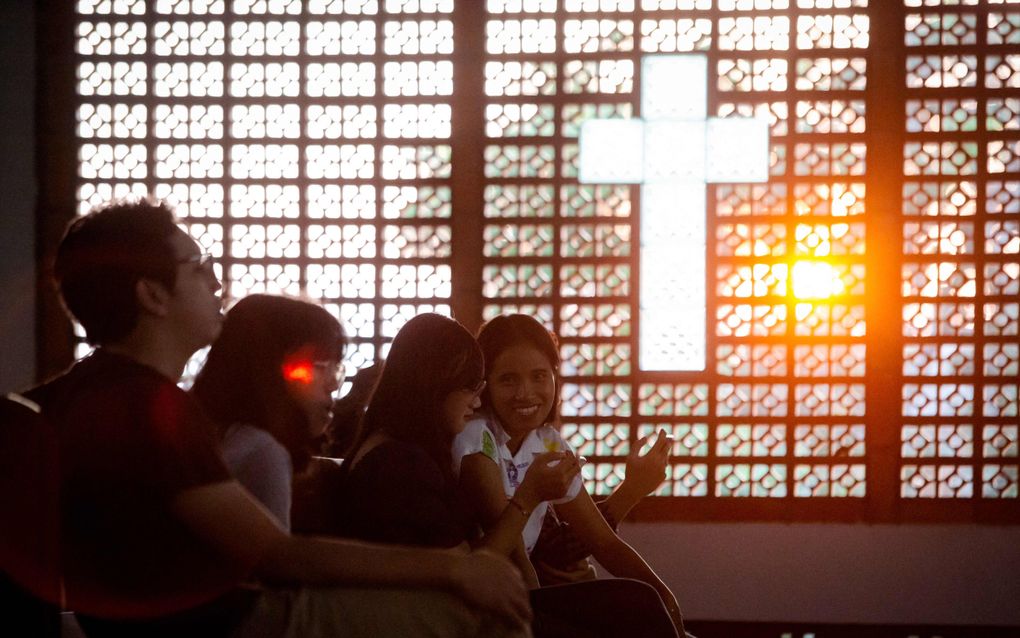 Christenen in Jakarta, Indonesië. beeld AFP, Devi Rahman