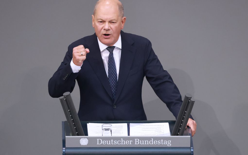 De regering-Scholz is praktisch ten einde. beeld EPA, Clemens Bilan