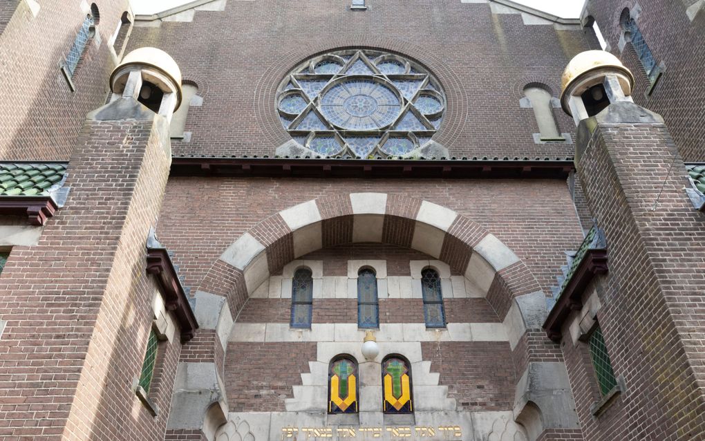 De synagoge van Groningen. Hier worden donderdag de lezingen over de reisverslagen gehouden. beeld RD, Anton Dommerholt