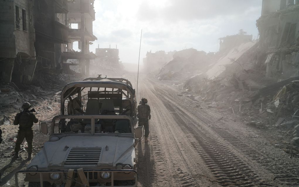 Israëlische soldaten in Rafah. beeld AFP, Sharon ARONOWICZ