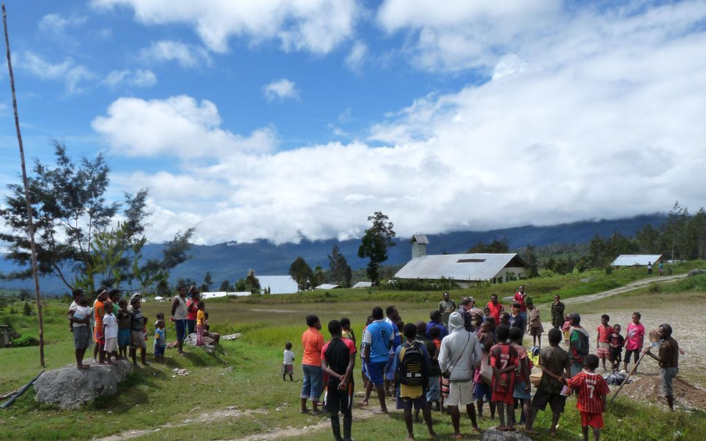 Pass Valley, in Indonesië, op een foto uit 2012. Hier stichtte ds. G. Kuijt in de jaren zestig de eerste zendingspost van de Gereformeerde Gemeenten. Veel herinnert er nog aan het verleden. beeld RD