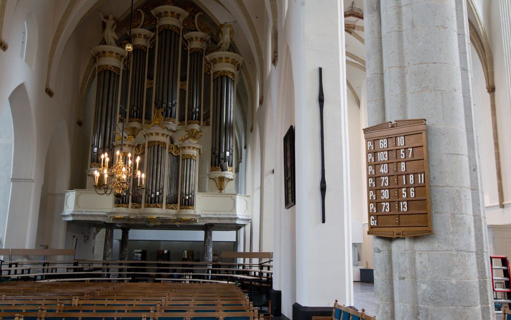 Het Naberorgel in de Sint-Joriskerk in Amersfoort. beeld RD, Anton Dommerholt
