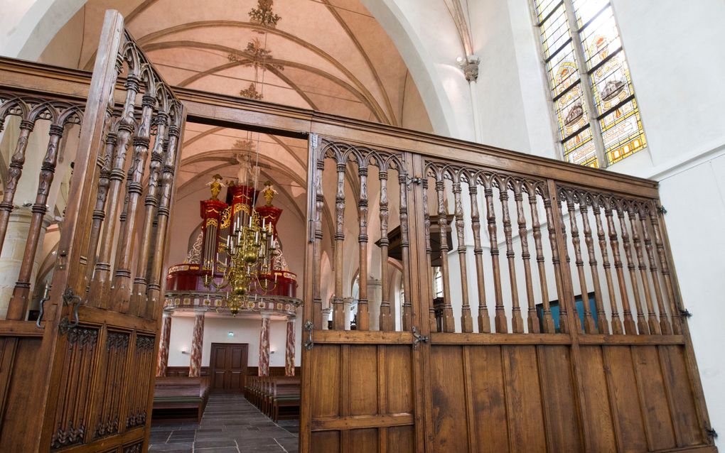 Interieur van de Grote Kerk van Epe, met op de achtergrond het Meereorgel. beeld RD, Anton Dommerholt 