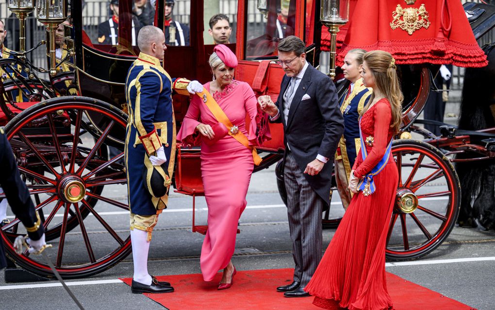 Prins Constantijn en prinses Laurentien tijdens Prinsjesdag. beeld ANP, Emiel Muijderman 