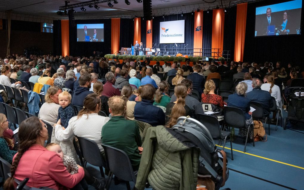 Ontmoetingsdag van Friedensstimme, zaterdag in Barneveld. beeld Niek Stam