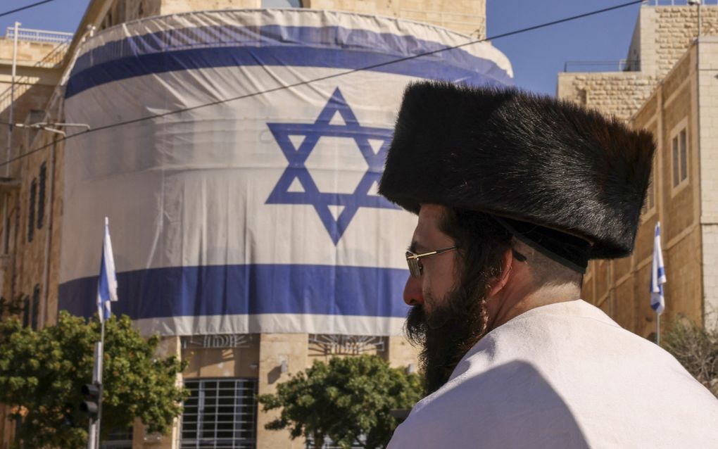 „Het Bijbelse verbond met het volk Israël is onlosmakelijk gekoppeld aan het centrale idee van het land Israël als de ideale woonplaats voor dit volk om zijn missie uit te voeren.” beeld AFP, Hazem Bader