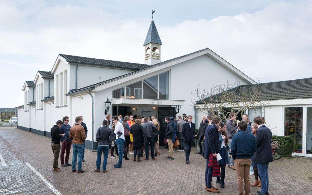 De hersteld hervormde Zuiderkerk in Ede. beeld Niek Stam