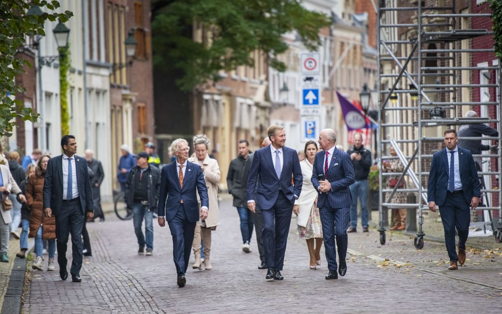 Koning Willem-Alexander in Leeuwarden. ANP, Jilmer Postma