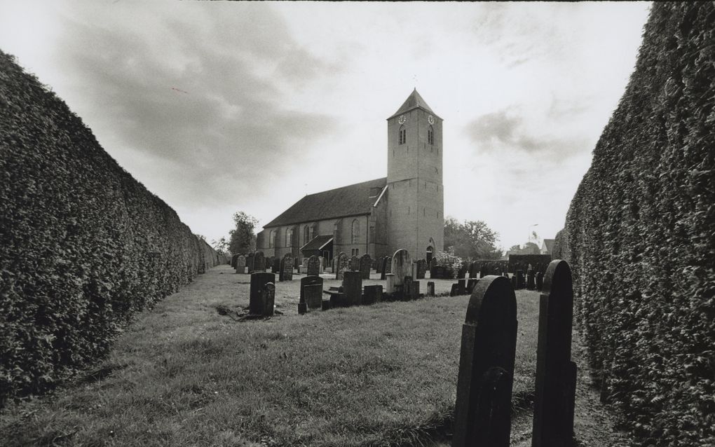 De hervormde kerk in Rouveen. beeld RD
