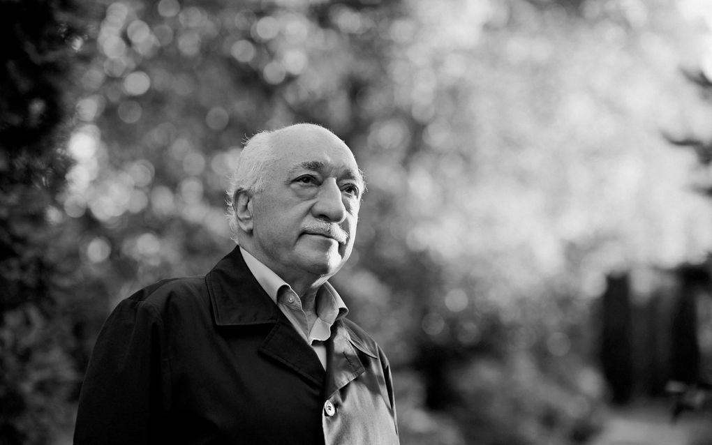 De Turkse geestelijke Fethullah Gülen woonde al jaren in ballingschap in Saylorsburg, in de Amerikaanse staat Pennsylvania. beeld AFP, Selahattin Sevi