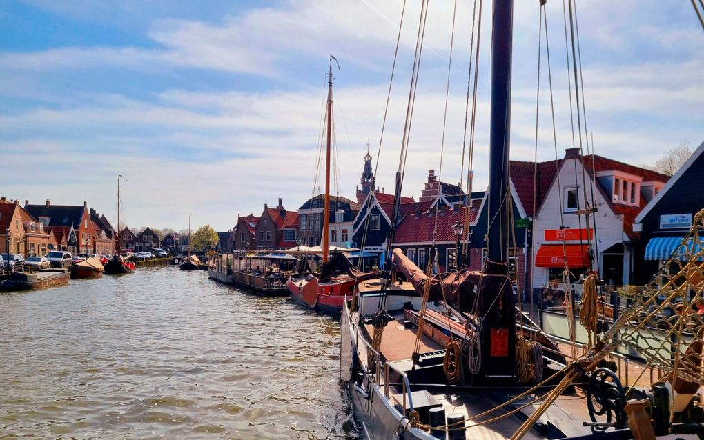 De haven van Monnickendam. In 1672 vonden in deze plaats vooral veel Nijkerkers een goed heenkomen. beeld Natascha Gordeau