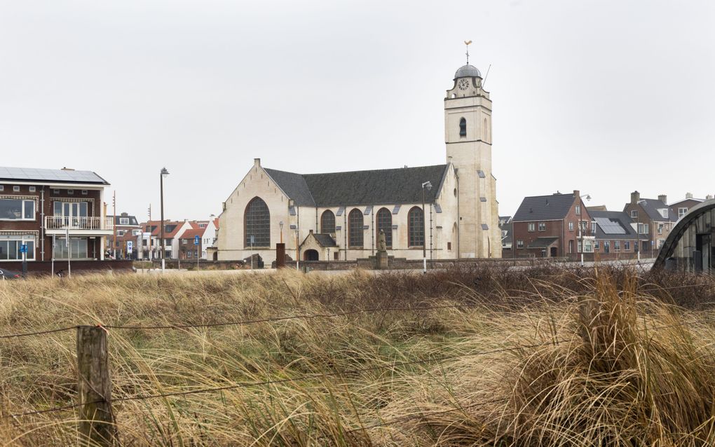 De Oude Kerk in Katwijk aan Zee. beeld Anton Dommerholt