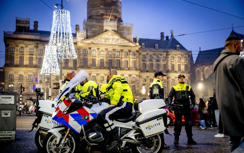 In Amsterdam gelden extra veiligheidsmaatregelen door geweld tegen supporters van de Israëlische voetbalclub Maccabi Tel Aviv van eind vorige week. beeld ANP, Robin Utrecht