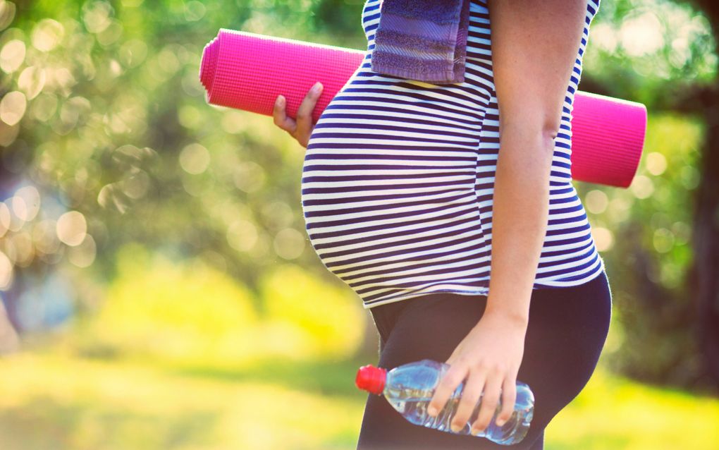 Prenatale lichaamsbeweging heeft een positieve invloed op het kind. beeld iStock