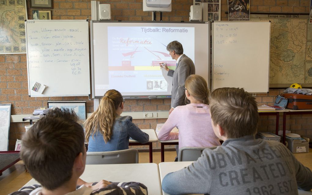 Vacatures vormen een van de grote knelpunten van het christelijk-reformatorisch onderwijs. beeld Sjaak Verboom