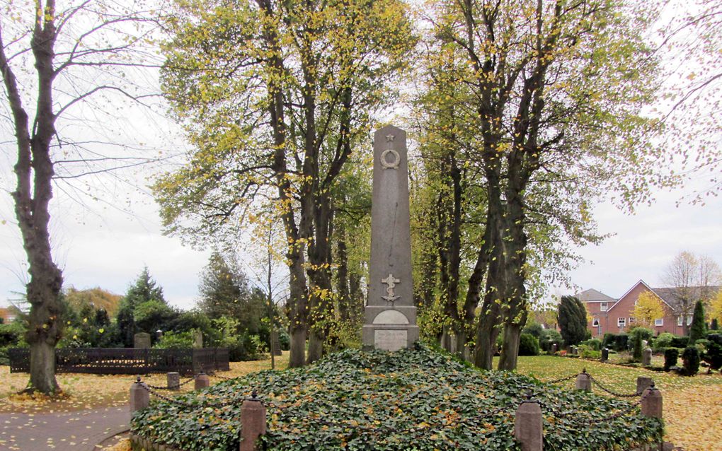 Gedenkteken voor Hendrik van Zutphen in de Noord-Duitse plaats Heide. beeld Wikimedia