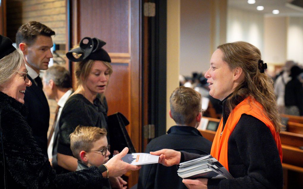 De landelijke zendingsdag van de Gereformeerde Gemeenten in Nederland trok jong en oud naar kerkgebouw De Hoeksteen in Barneveld. beeld Niek Stam