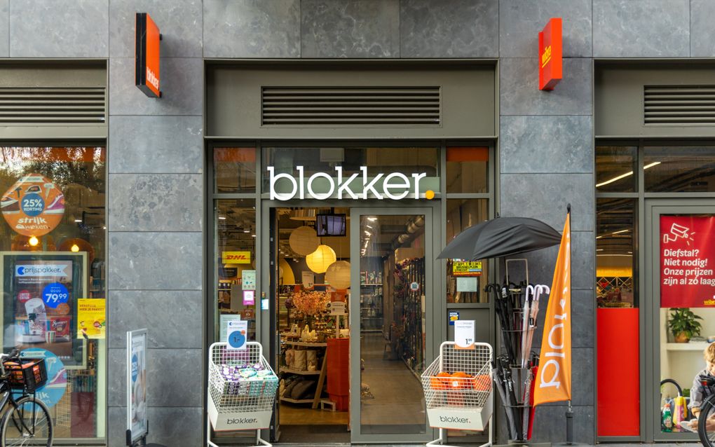 De filialen die van het Blokkerconcern zelf zijn, gaan per 1 januari dicht. Foto: een vestiging van Blokker in Utrecht. beeld iStock