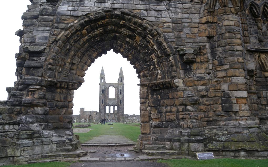 De ruïne van de kathedraal van St. Andrews, Schotland. beeld RD