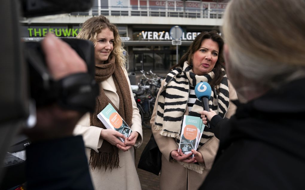 Zeven keer werd er dit jaar een waker gearresteerd bij een abortuskliniek, voor het eerst in maart. beeld ANP, Jeroen Jumelet