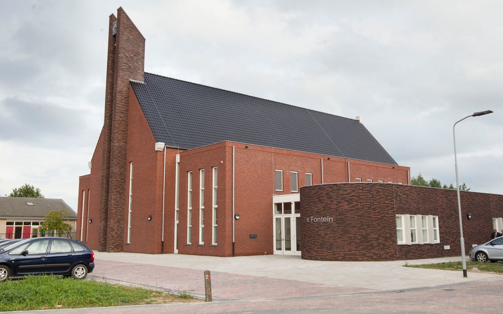 De Fontein, kerkgebouw van de hhg te Kesteren. beeld Anton Dommerholt