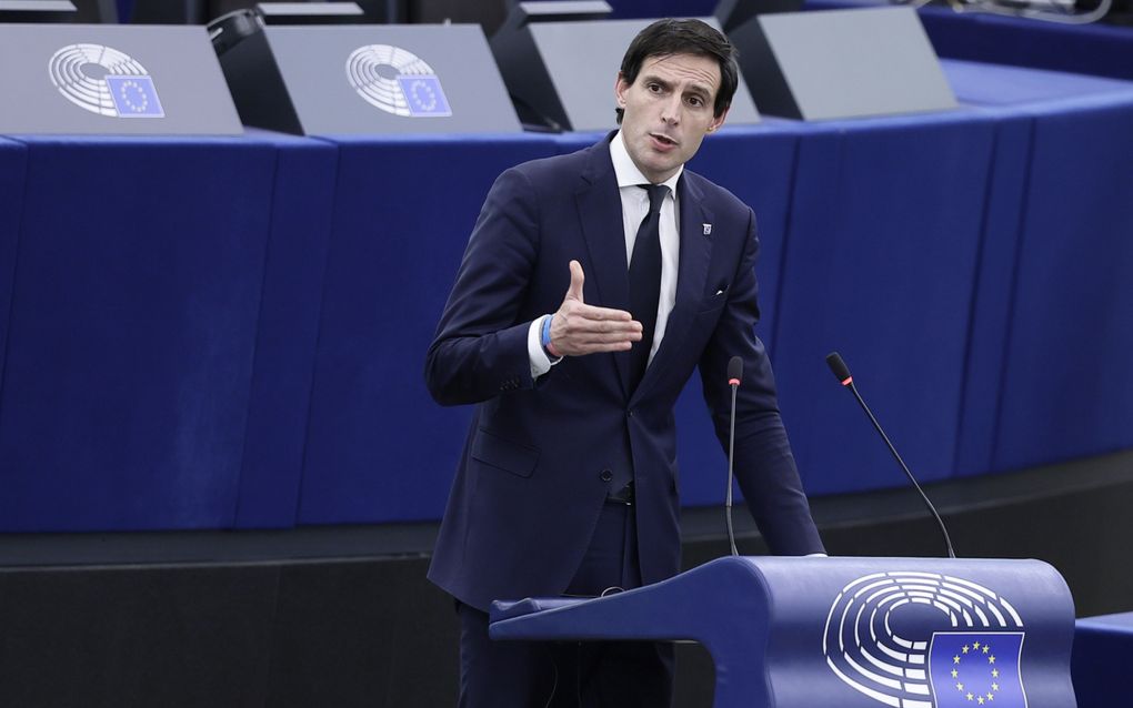 Eurocommissaris Wopke Hoekstra. beeld EPA, Ronald Wittek